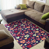 British Pattern Print Design 02 Area Rug