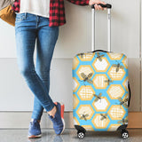 Bee Honeycomb Pattern Cabin Suitcases Luggages