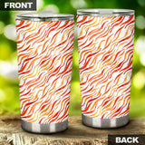 Fire Flame Watercolor Pattern Tumbler