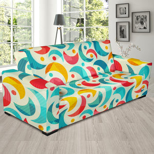 Colorful Moon Pattern Sofa Slipcover