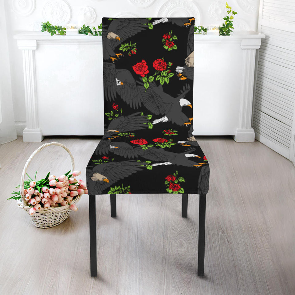 Eagle Pattern Print Design 04 Dining Chair Slipcover