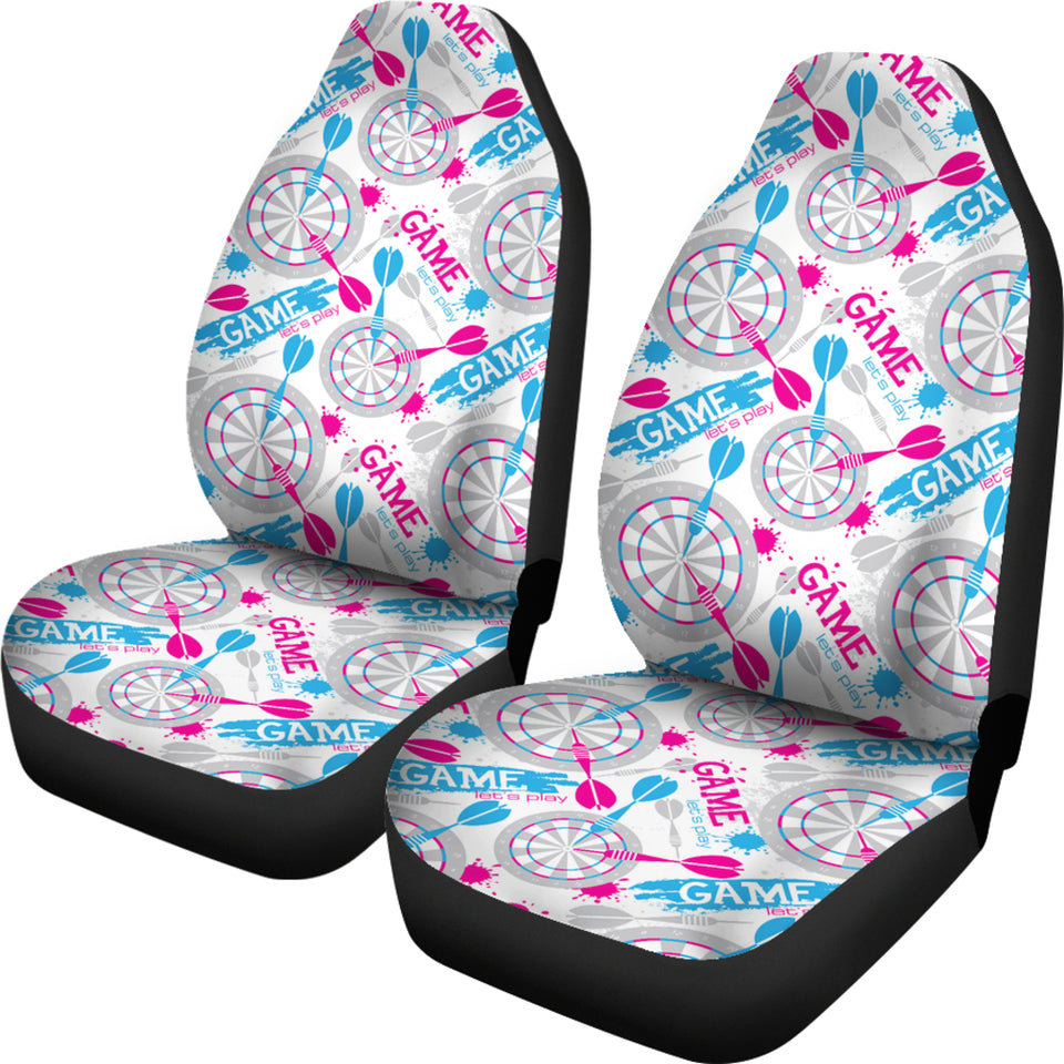 Darts Pattern Print Design 01 Universal Fit Car Seat Covers