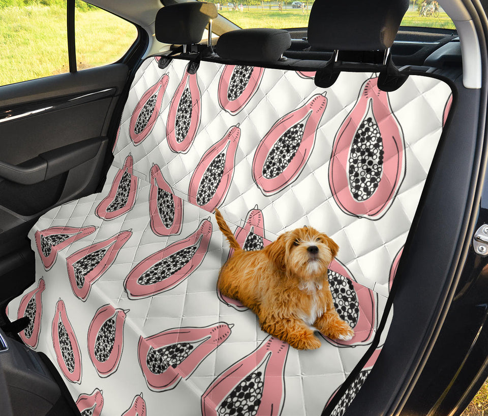 Papaya Pattern Dog Car Seat Covers