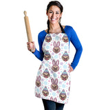 Cute Pug Hat Rabbit Costume Pattern Adjustable Apron