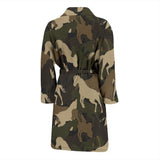 Horse Camo Camouflage Pattern Men'S Bathrobe