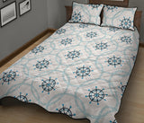 nautical steering wheel chain Quilt Bed Set