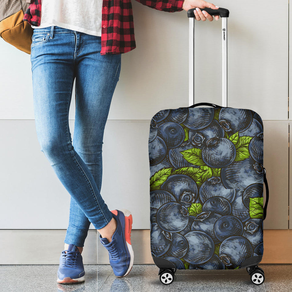 Blueberry Pattern Luggage Covers