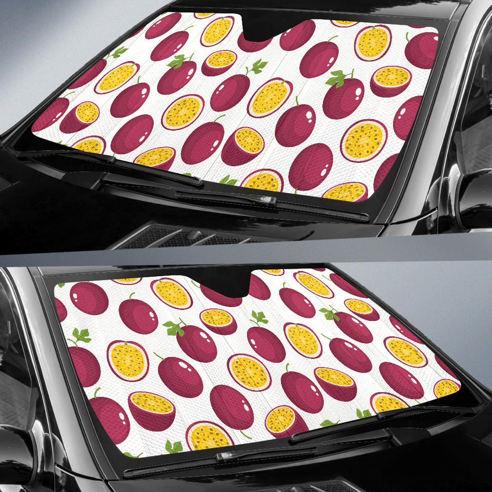 Passion Fruit Design Pattern Car Sun Shade