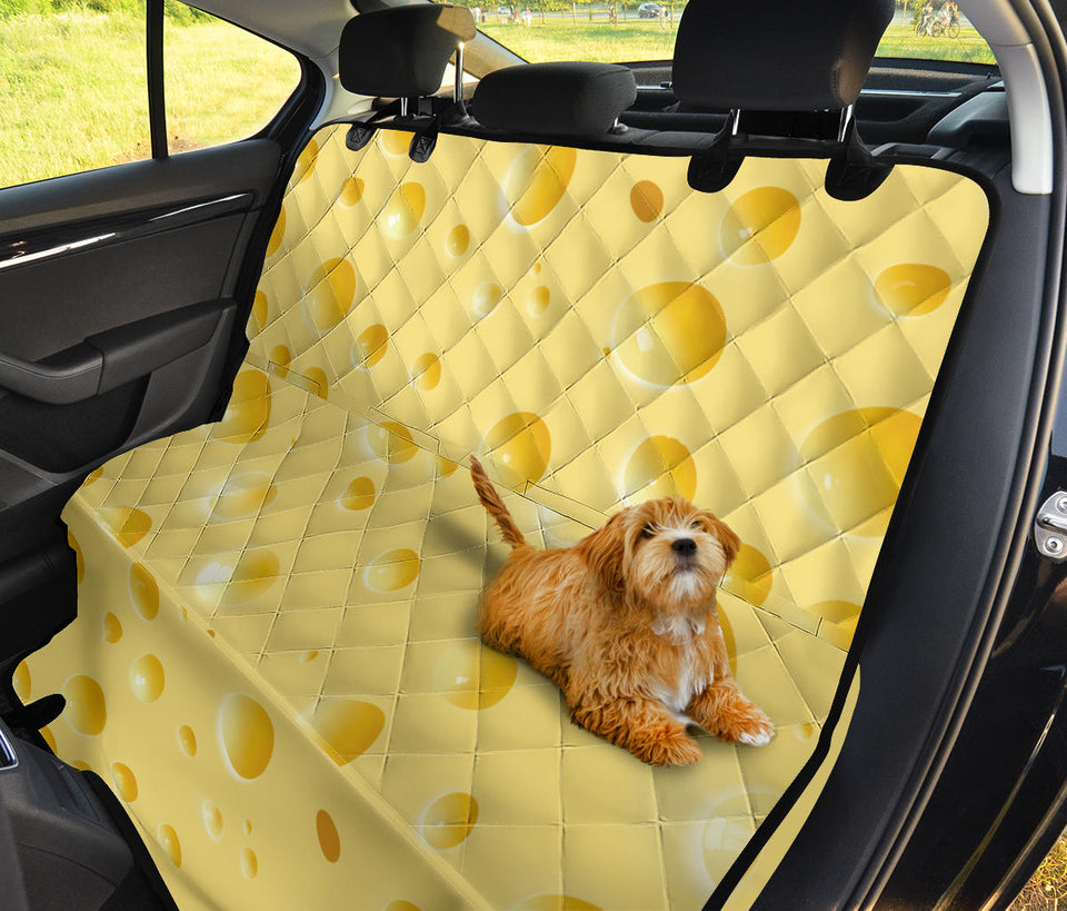 Cheese Texture Dog Car Seat Covers