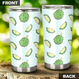 Durian Pattern Blue Background Tumbler