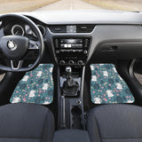 Cute Rabbit Pattern Front And Back Car Mats