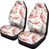 Watercolor Koi Fish Carp Fish Pattern Universal Fit Car Seat Covers
