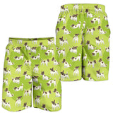 Jack Russel Pattern Print Design 01 Men Shorts