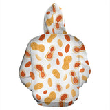 Peanuts Pattern Zip Up Hoodie