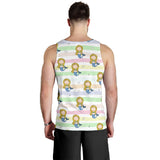 Cute hand drawn mermaid Men Tank Top