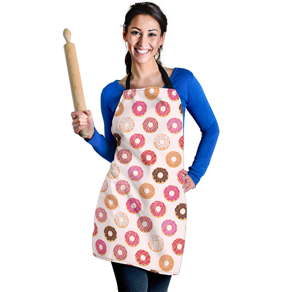 Colorful Donut Pattern Adjustable Apron