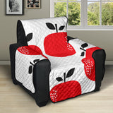 red apples white background Recliner Cover Protector