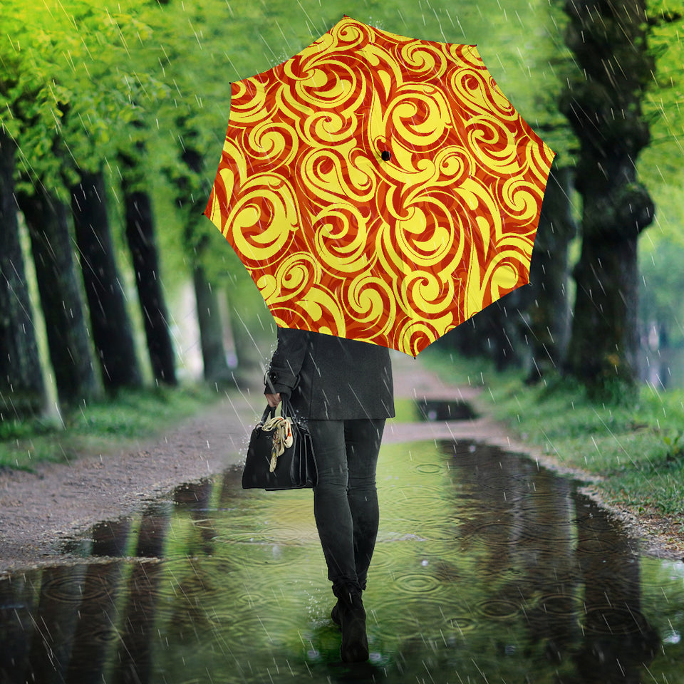 Fire Flame Design Pattern Umbrella