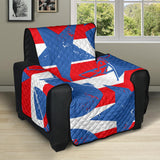 American football ball star stripes pattern Recliner Cover Protector