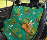 Cute Frog Dragonfly Design Pattern Dog Car Seat Covers