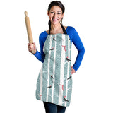Crows Christmas Hat Scarf Adjustable Apron