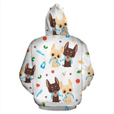 Cute Chihuahua Dog Pattern Men Women Pullover Hoodie