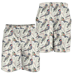 Pigeon Pattern Print Design 04 Men Shorts