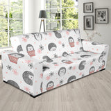 Hedgehog Pattern Print Design 02 Sofa Slipcover