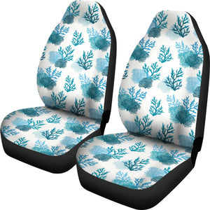 Coral Reef Pattern Print Design 04 Universal Fit Car Seat Covers
