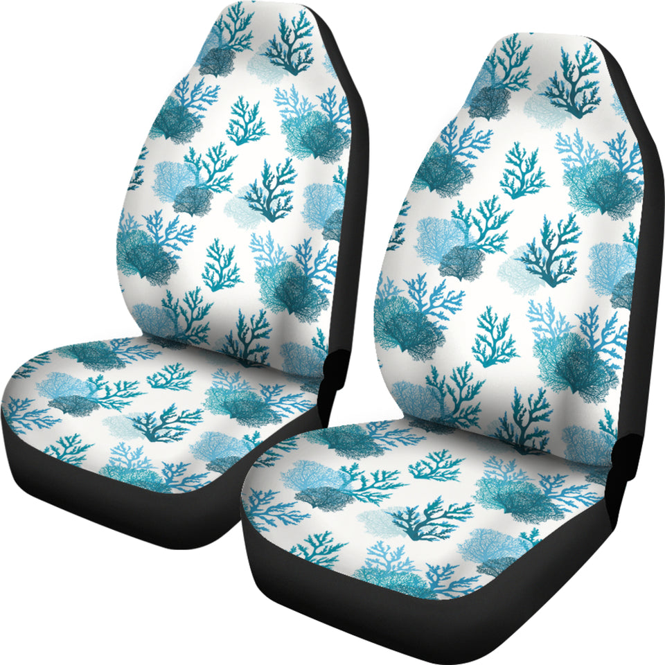 Coral Reef Pattern Print Design 04 Universal Fit Car Seat Covers
