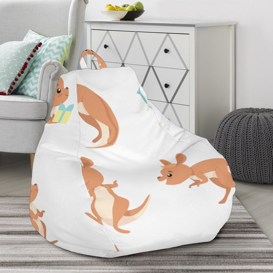 Cute Kangaroo Pattern Bean Bag Cover