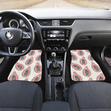 Papaya Pattern Front And Back Car Mats