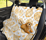 Hand Drawn Onion Pattern Dog Car Seat Covers