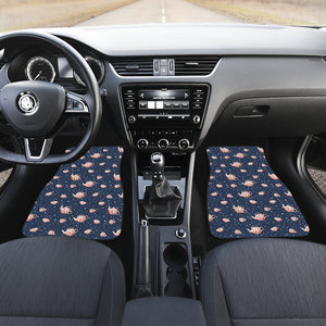 Tea pots Pattern Print Design 04 Front Car Mats