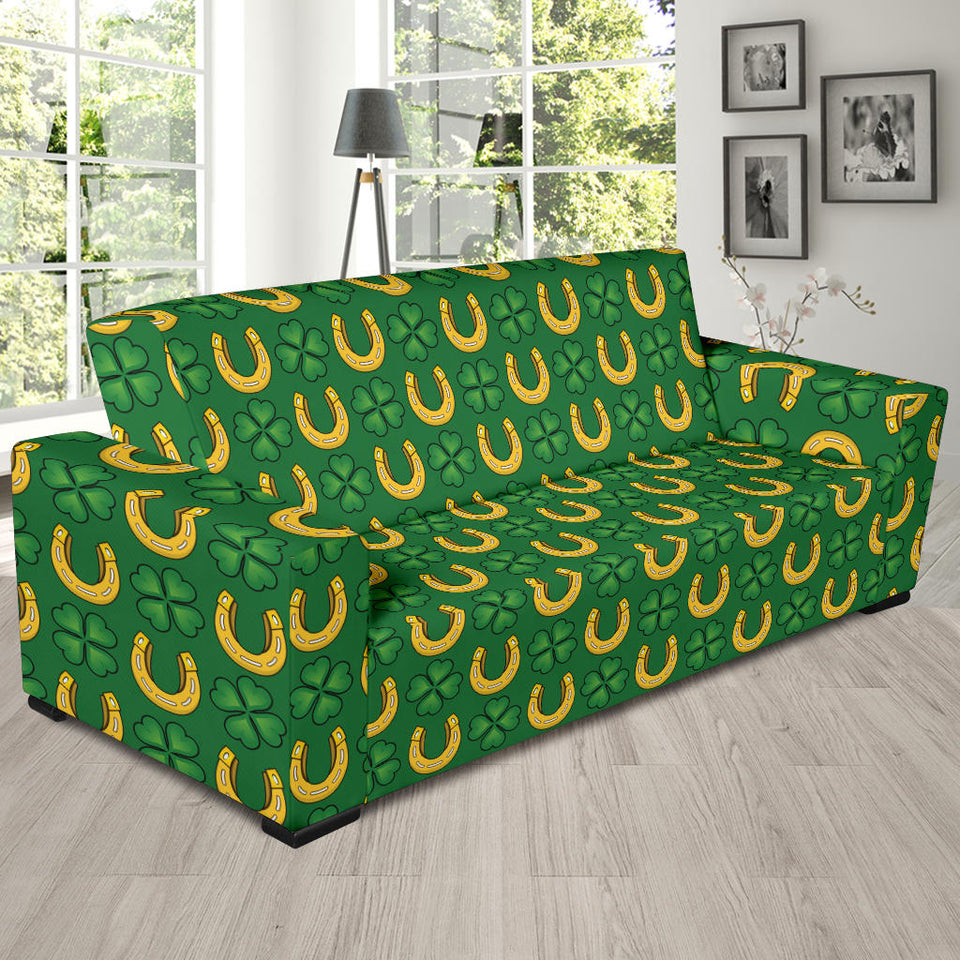 Horseshoes Pattern Print Design 05 Sofa Slipcover
