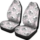 Cute French Bulldog Pattern Universal Fit Car Seat Covers