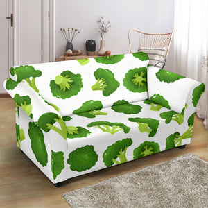 Cute Broccoli Pattern Loveseat Couch Slipcover
