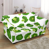 Cute Broccoli Pattern Loveseat Couch Slipcover