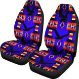 Seven Tribes Eagle Blue Car Seat Covers