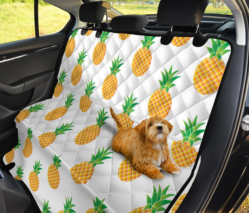 Pineapples Pattern Dog Car Seat Covers