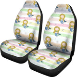 Cute Hand Drawn Mermaid Universal Fit Car Seat Covers