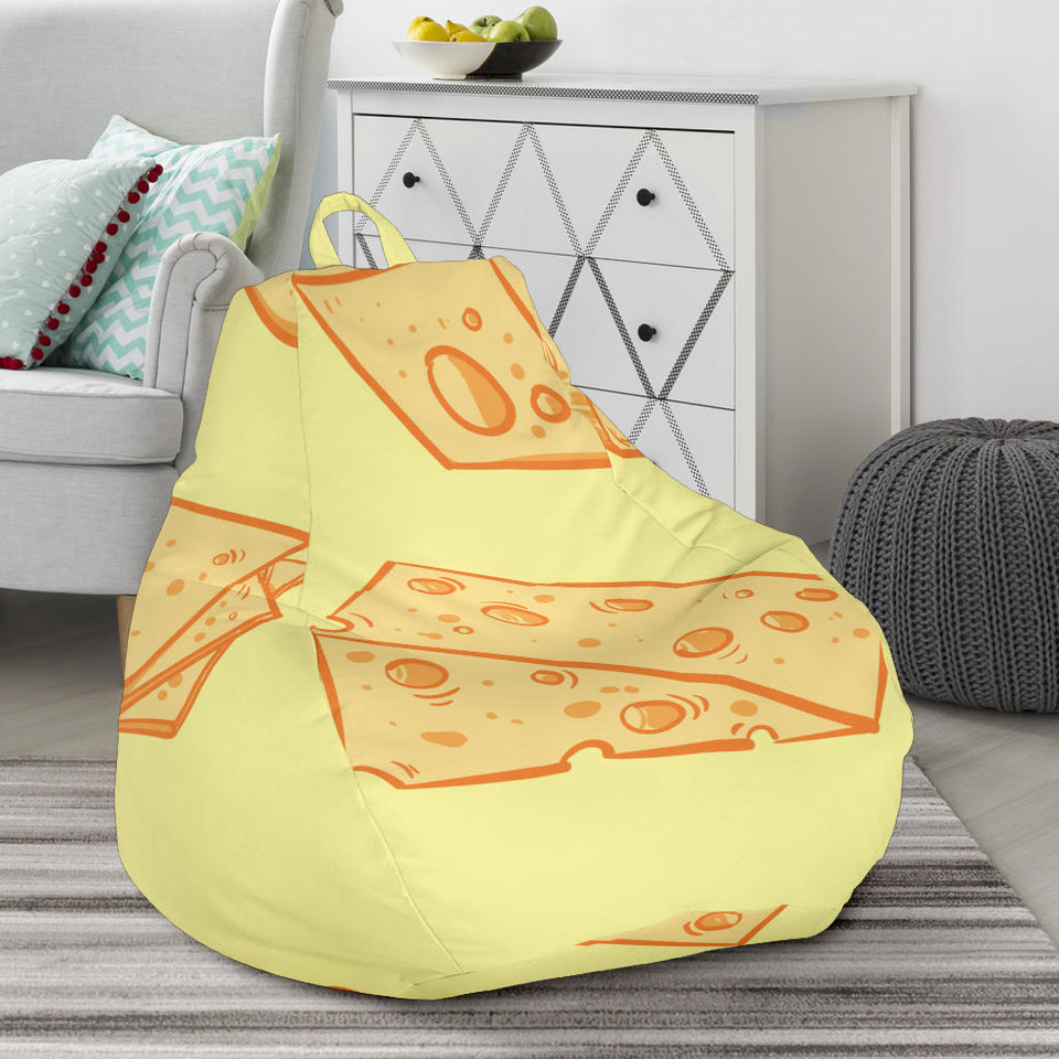 Cheese Design Pattern Bean Bag Cover