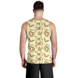 Windmill Wheat pattern Men Tank Top