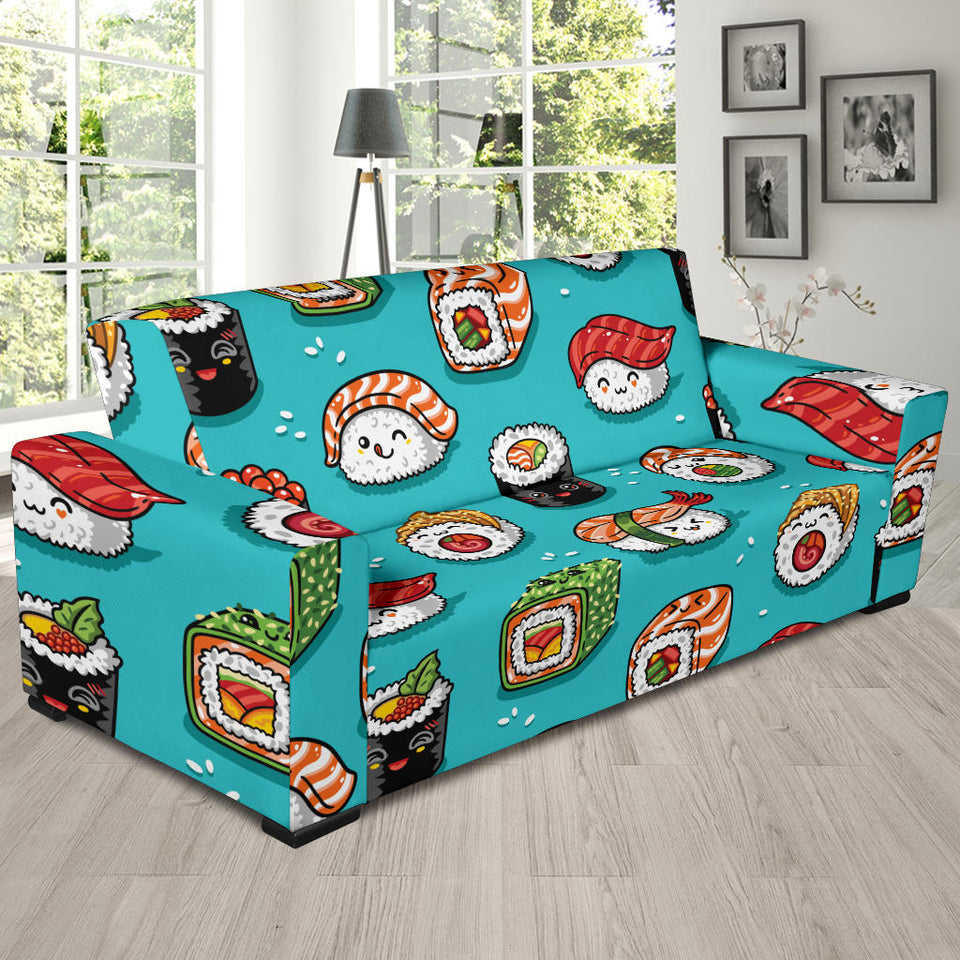 Cute Sushi Pattern Sofa Slipcover