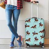 Horses Running Horses Rider Pattern Luggage Covers