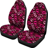 Lips Pattern Print Design 03 Universal Fit Car Seat Covers