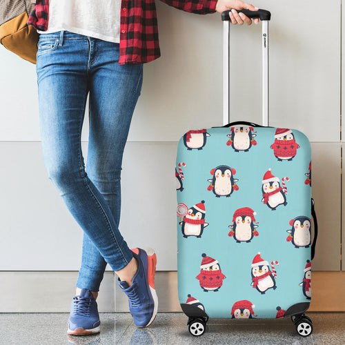 Cute Penguin Christmas  Design Pattern Cabin Suitcases Luggages