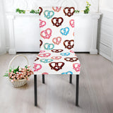 Pretzels Pattern Print Design 04 Dining Chair Slipcover