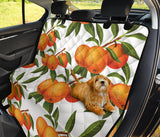 Oranges Pattern Background Dog Car Seat Covers