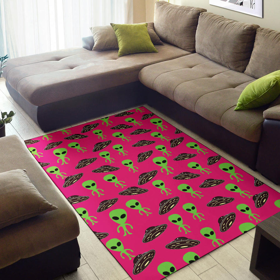 Alien Pattern Print Design 03 Area Rug